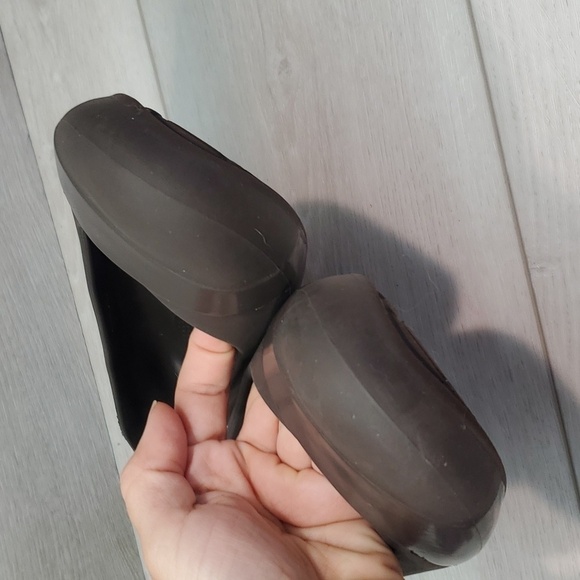 Crocs Women Comfort Round Toe Clogs Mary Jane Rubber Shoes sz 10 - Picture 5 of 13